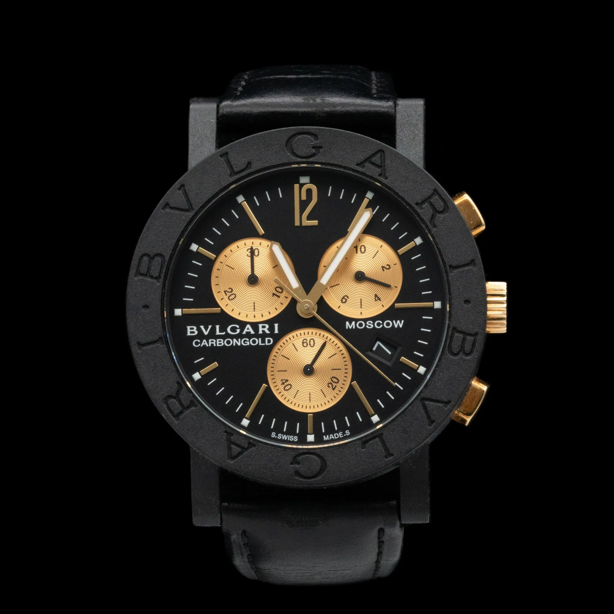 Bvlgari - Moscow Chrono Carbon Gold Limited Edition (784/999)