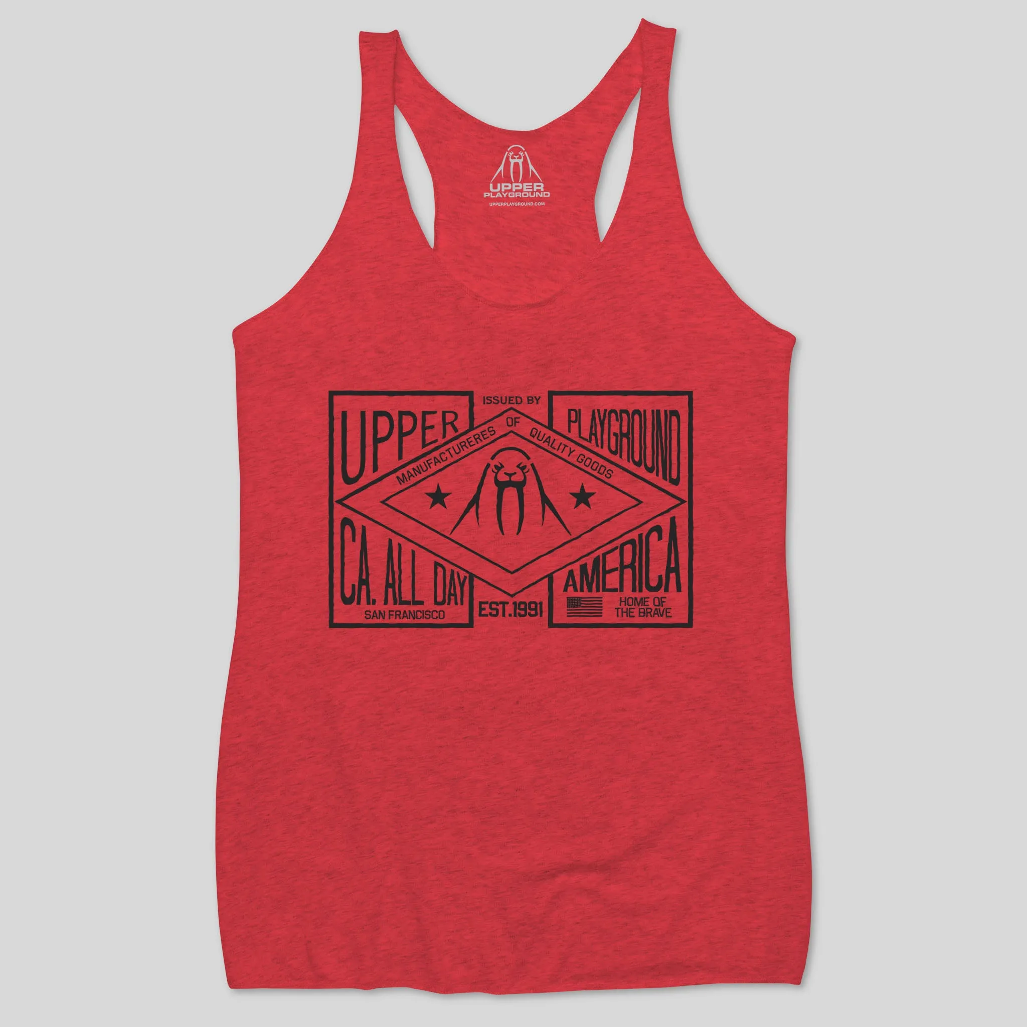 CA ALL DAY WOMEN'S RACERBACK TANK