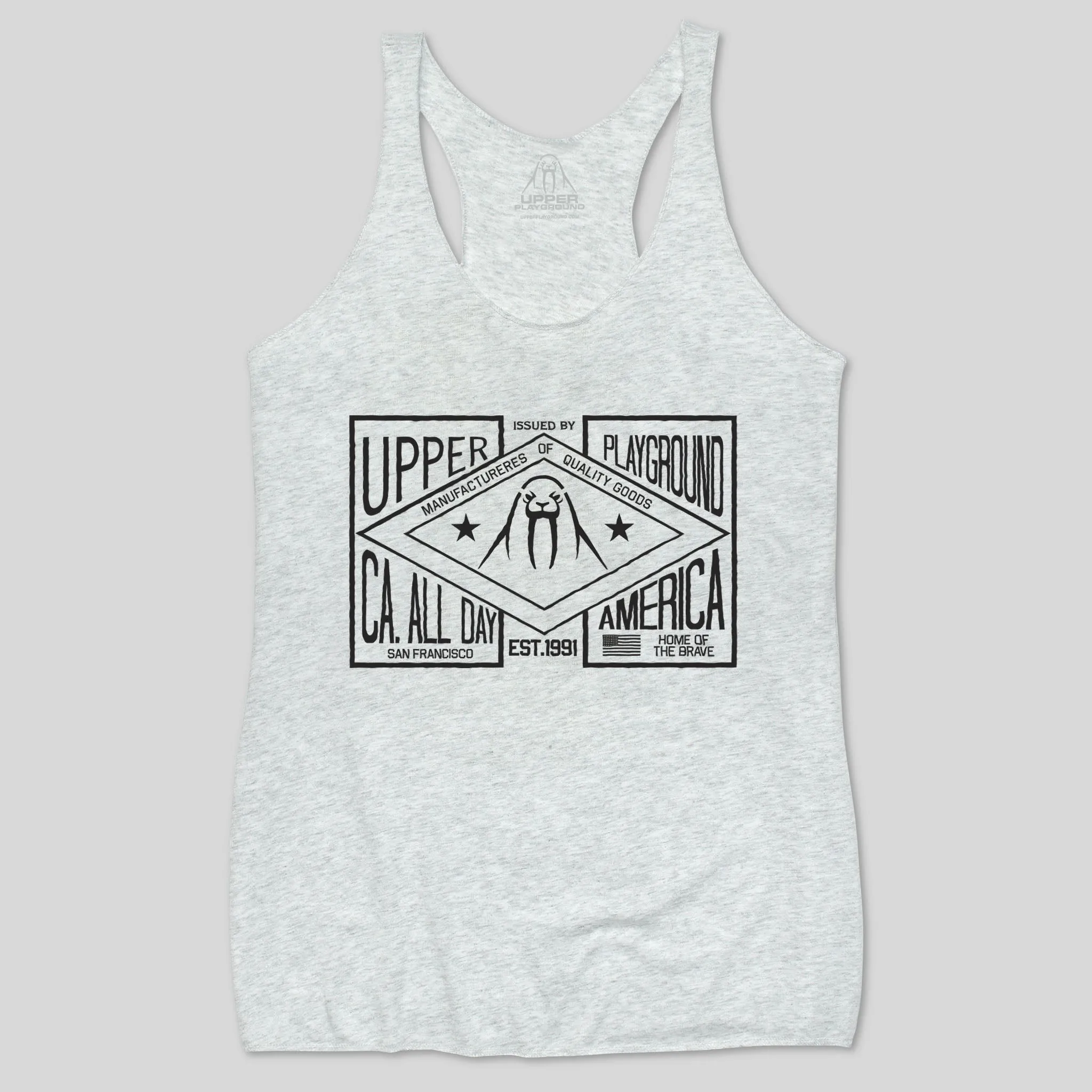 CA ALL DAY WOMEN'S RACERBACK TANK