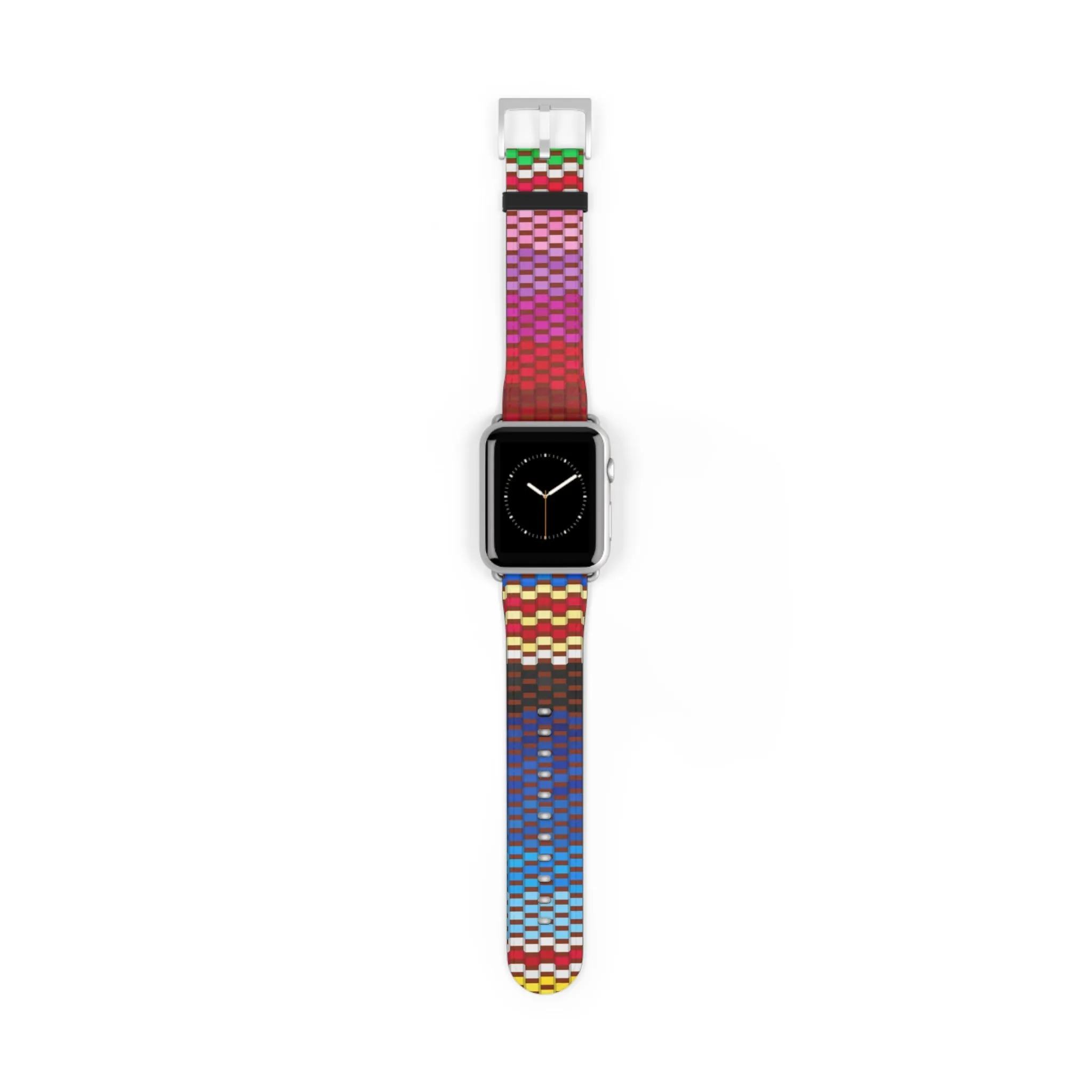 Canvas Design Watch Band for Apple Watch Series 1, 2, 3, 4, 5, 6, 7, and SE devices