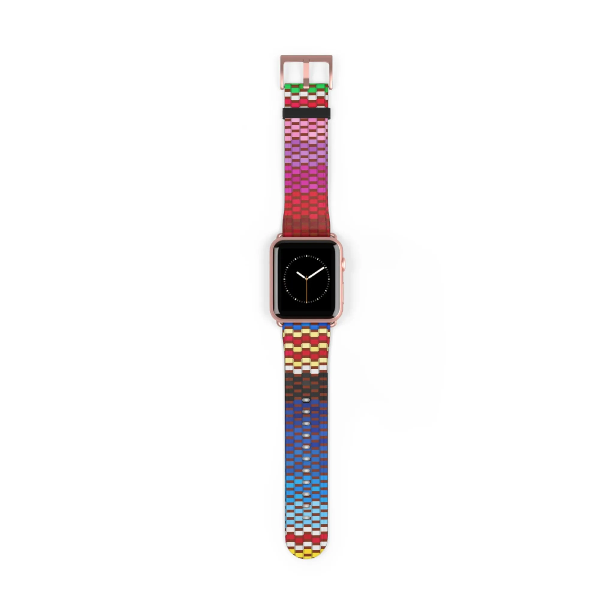 Canvas Design Watch Band for Apple Watch Series 1, 2, 3, 4, 5, 6, 7, and SE devices