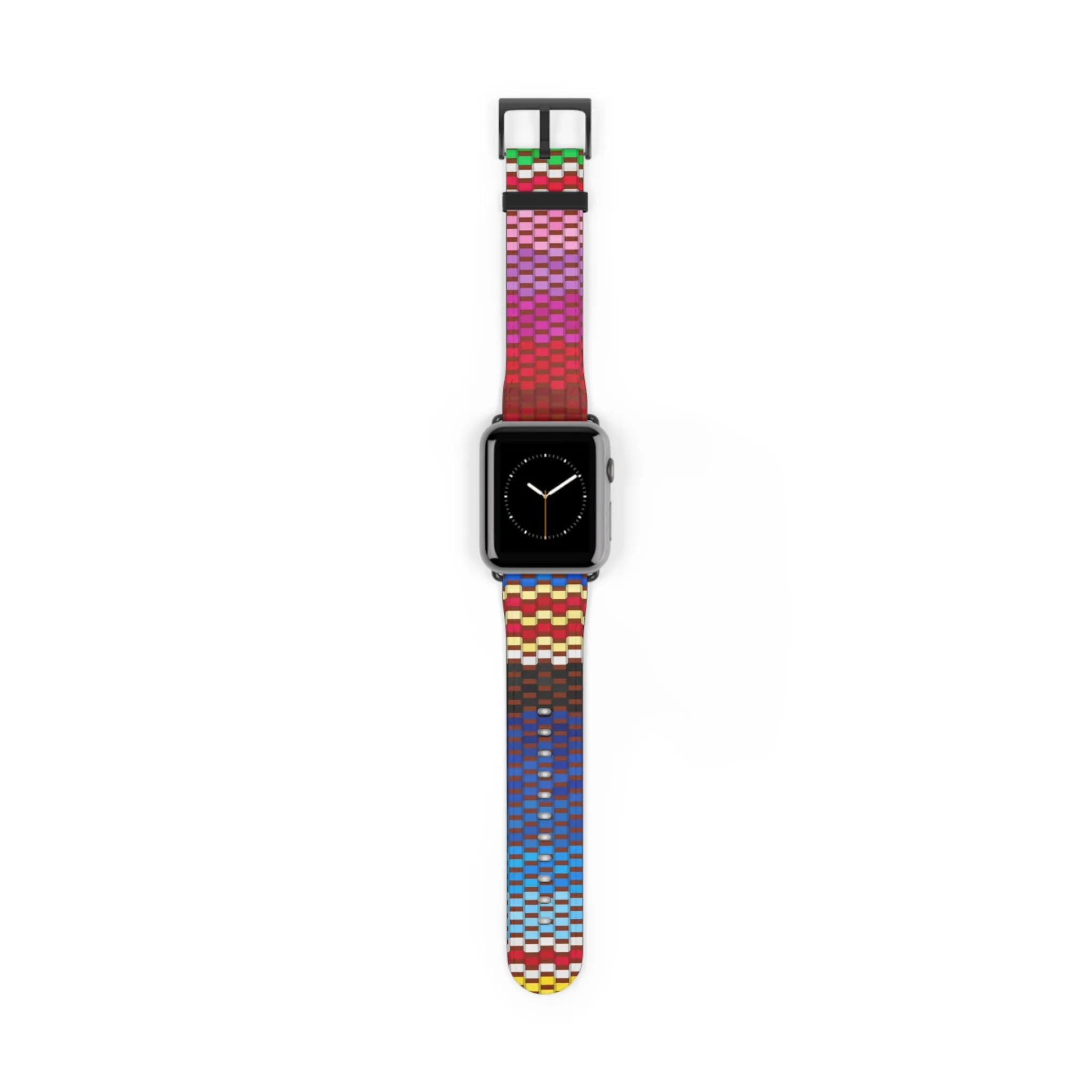 Canvas Design Watch Band for Apple Watch Series 1, 2, 3, 4, 5, 6, 7, and SE devices