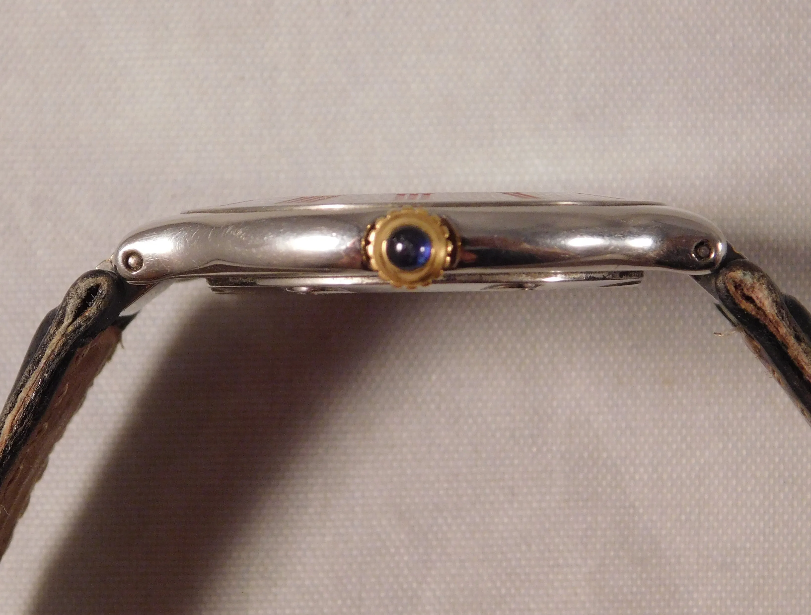 Cartier Must de Cartier 21 Deployant Clasp 1330 Vintage 1990's Mens Watch....31mm