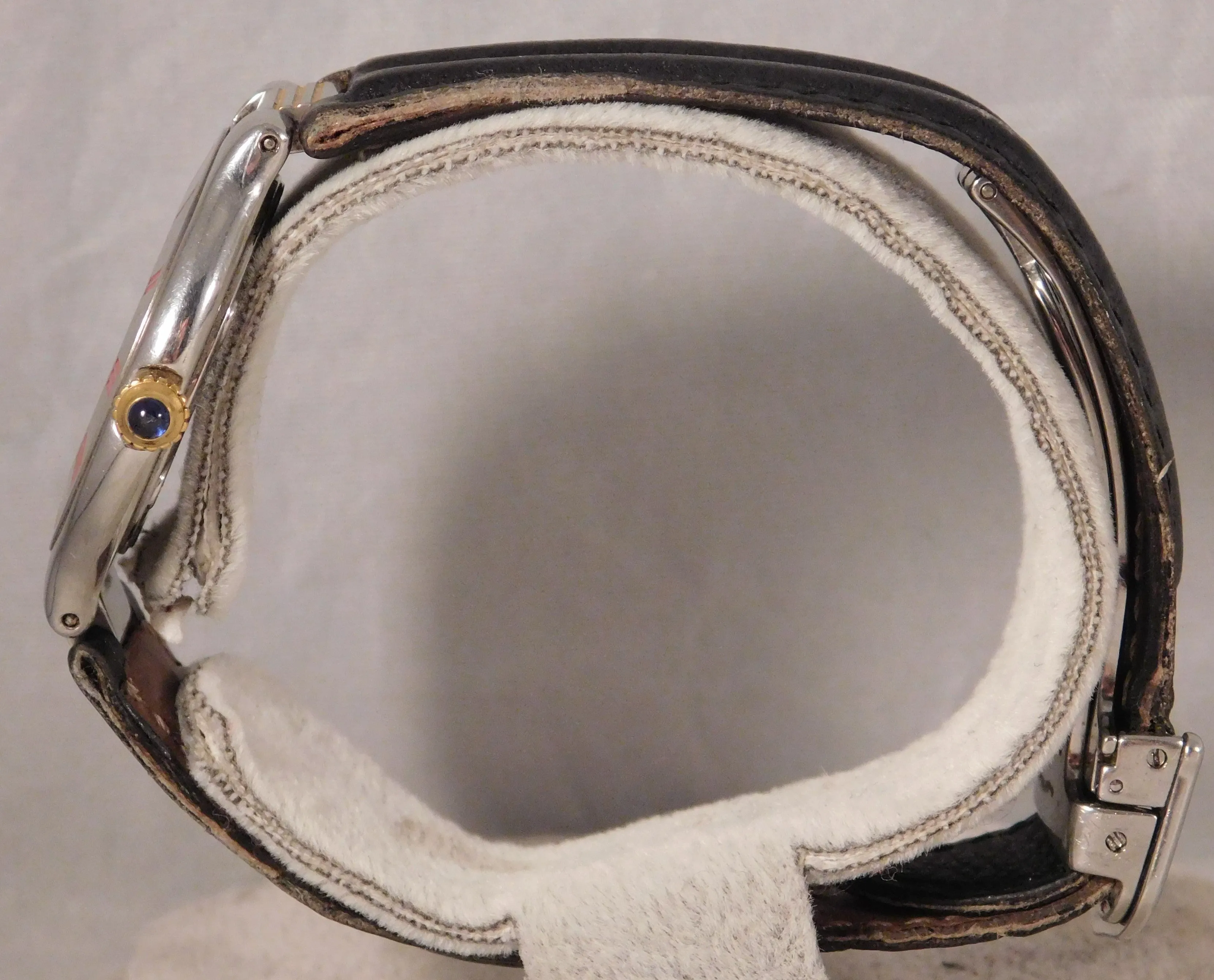 Cartier Must de Cartier 21 Deployant Clasp 1330 Vintage 1990's Mens Watch....31mm