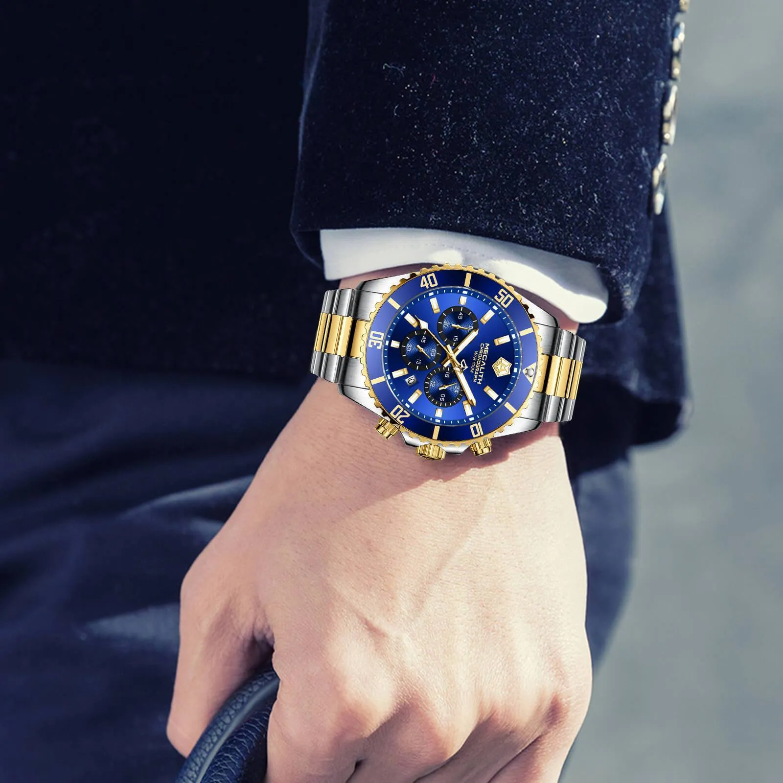 Chronographenuhr | Vollstahl | 8394M
