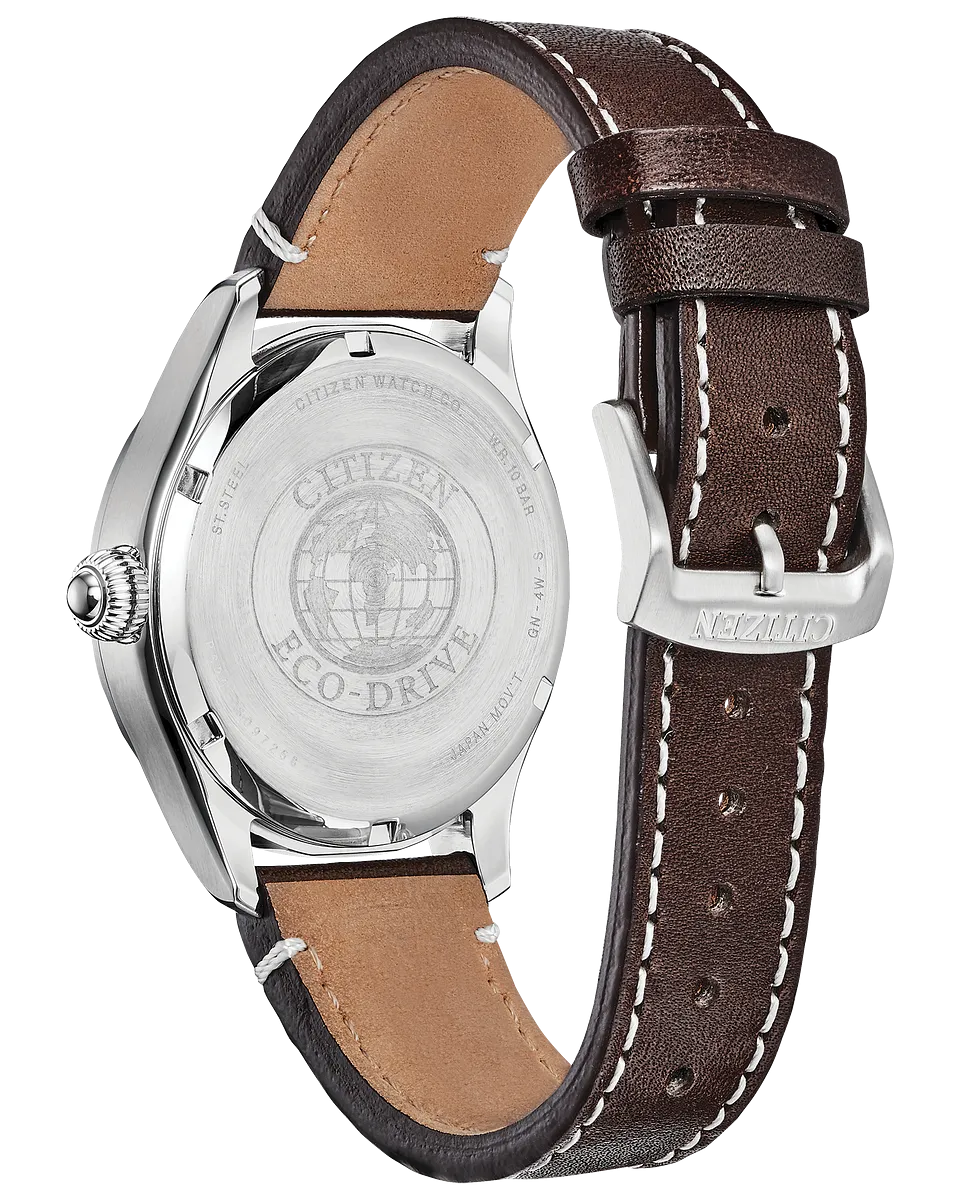 Citizen BM6838-09X Garrison Eco-Drive Brown Leather Strap Men Watches