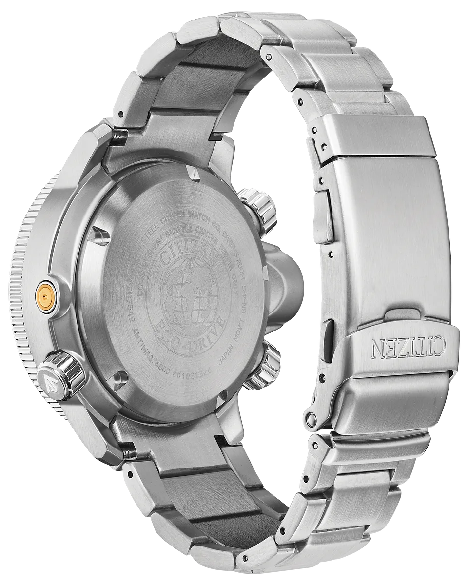 Citizen Promaster Marine Orange Bezel Watch BN2039-59E