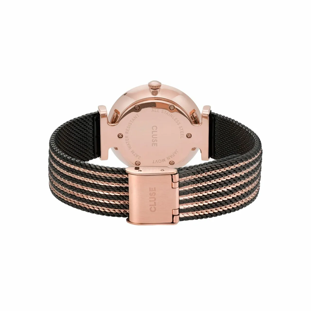 CLUSE Triomphe Mesh Bicolour Rose Gold Watch CW0101208005
