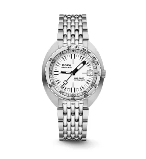 DOXA Sub 200T Whitepearl Iconic Stainless Steel - 804.10.011.10