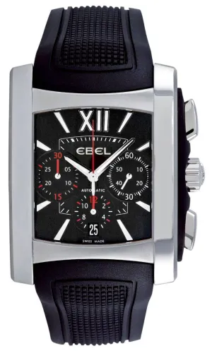 Ebel Brasilia Gents Stainless Steel Mens Chronograph Watch Calendar 9126m52/53br35606  1215783