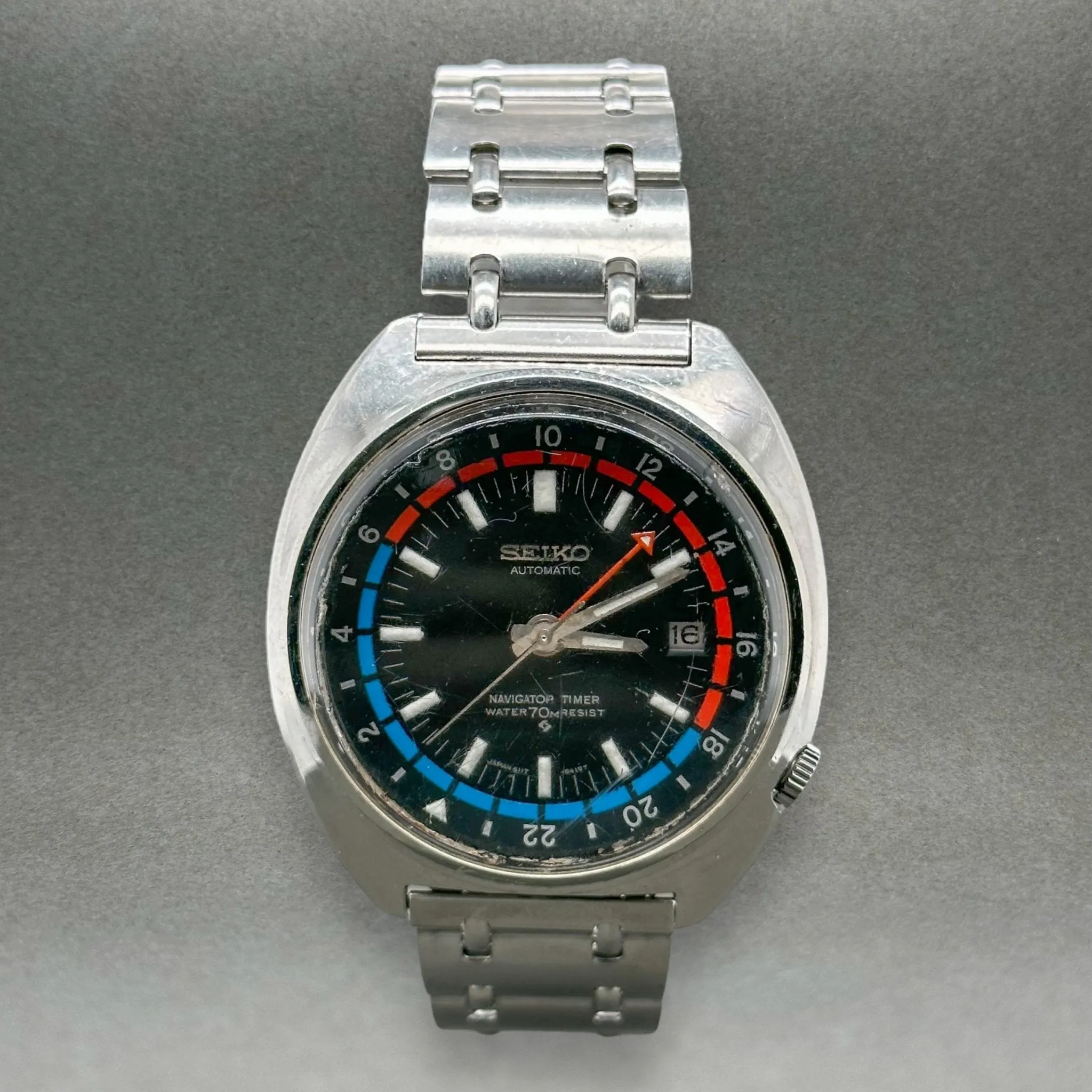 Estate Seiko Navigator Timer Men’s Automatic Watch ref#6117-6419
