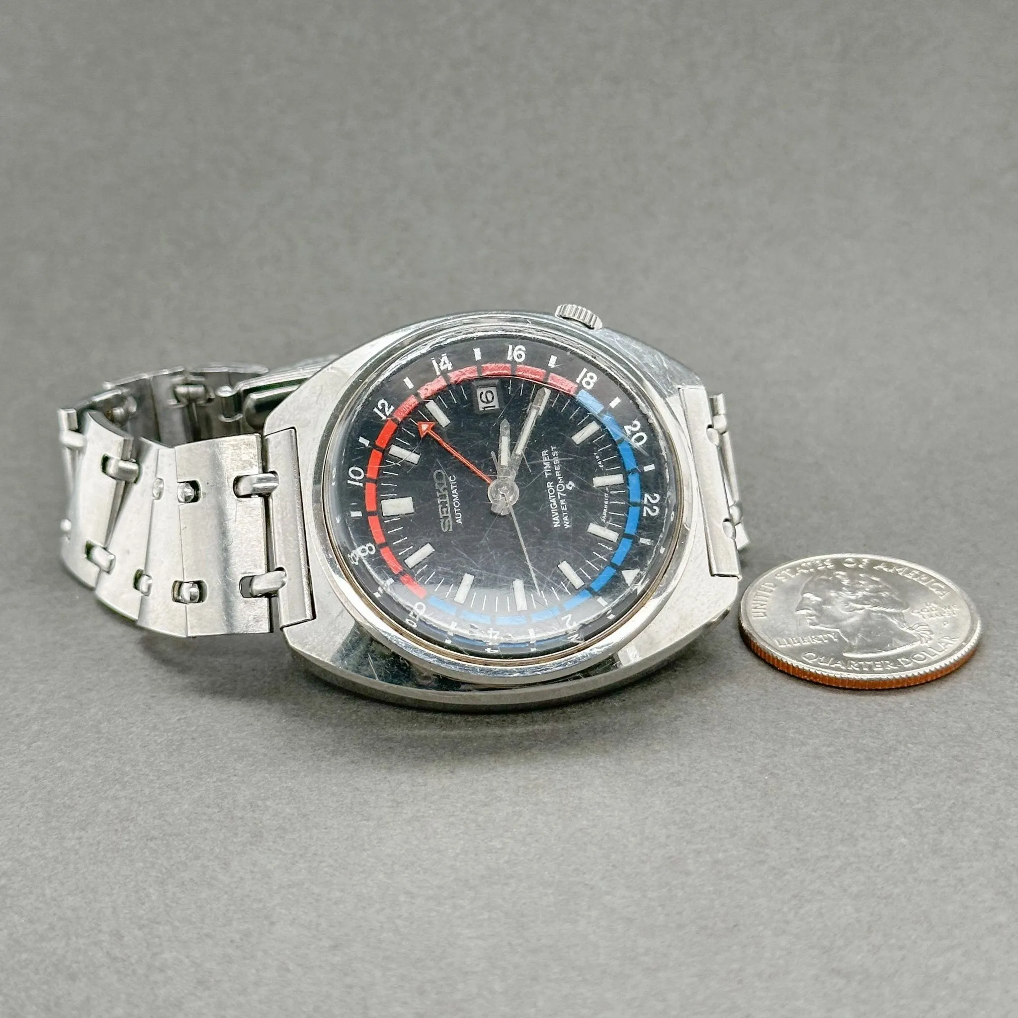 Estate Seiko Navigator Timer Men’s Automatic Watch ref#6117-6419