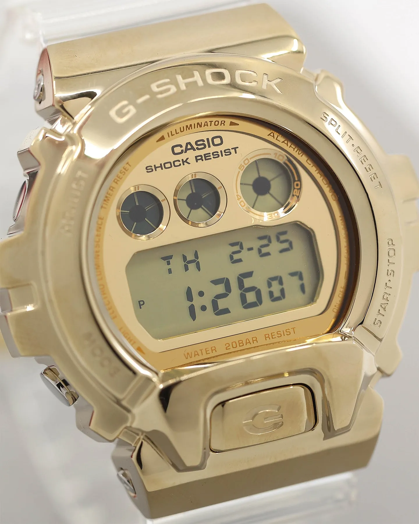 G-Shock Men's Gold Inglot GM6900SG-9D Gold/Transparent