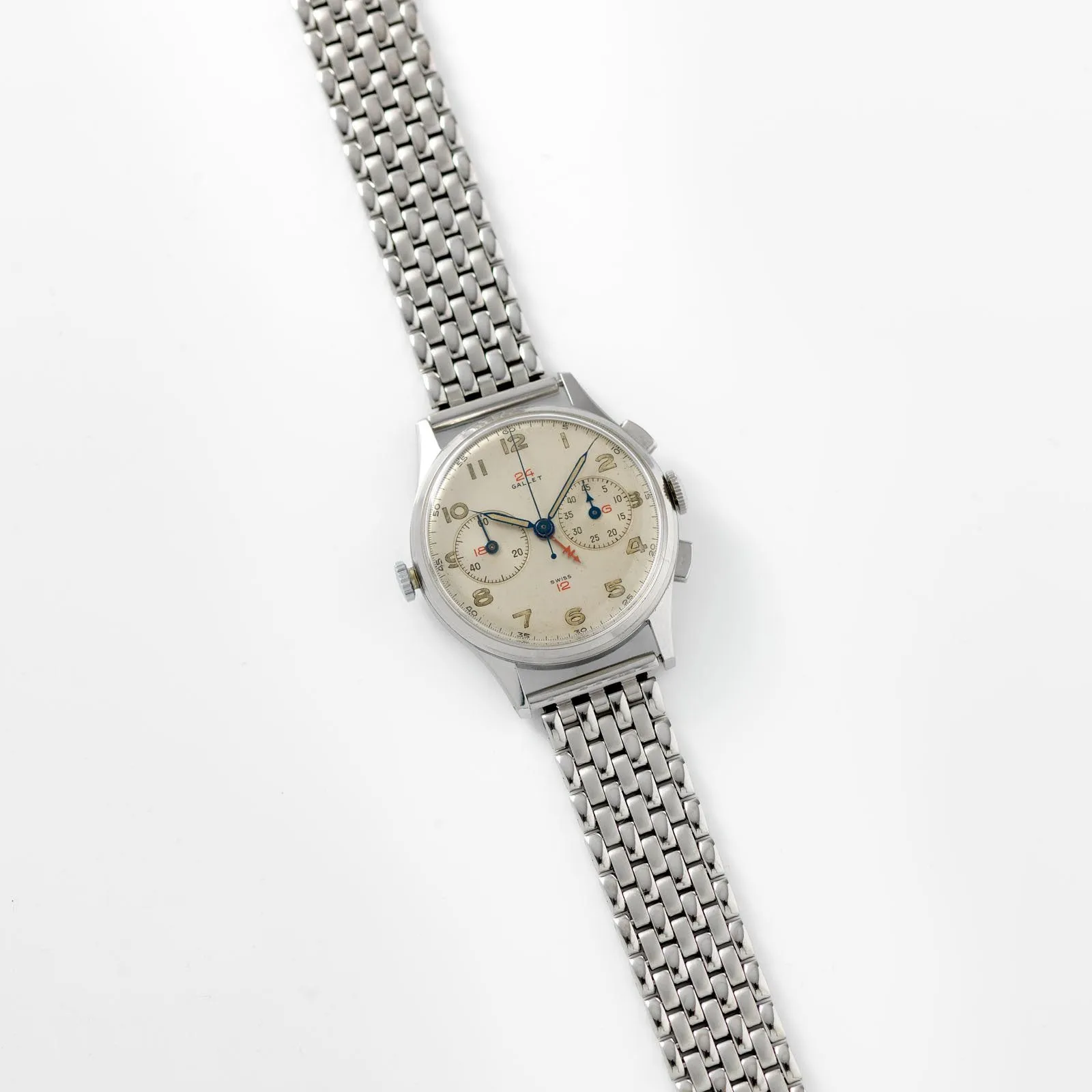 Gallet Multichron Navigator GMT Steel Chronograph