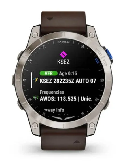 Garmin D2 Mach 1 GPS Aviator Smartwatch