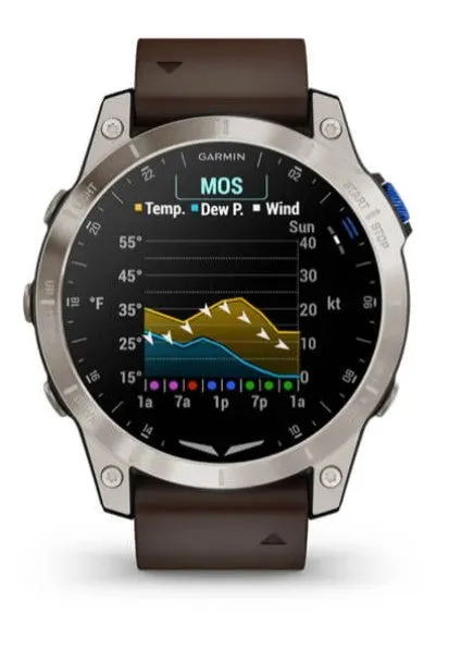 Garmin D2 Mach 1 GPS Aviator Smartwatch