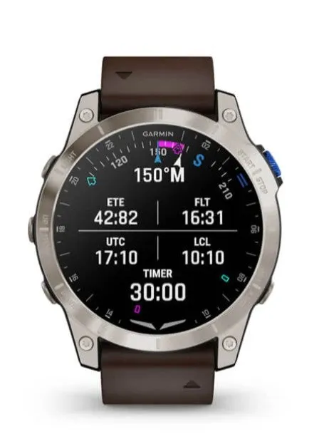 Garmin D2 Mach 1 GPS Aviator Smartwatch