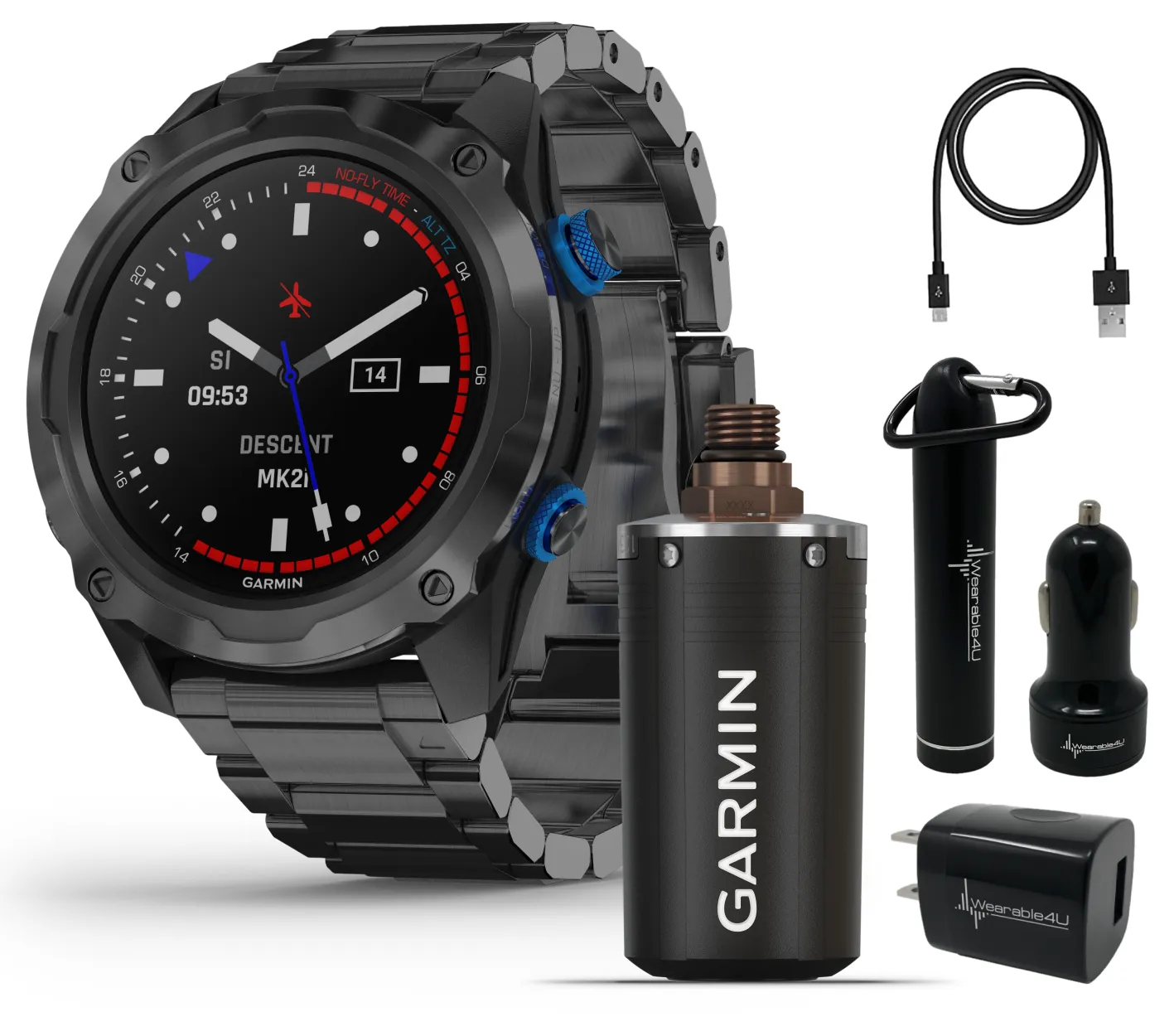 Garmin Descent Mk2i Descent T1 Bundle with Dive Computer