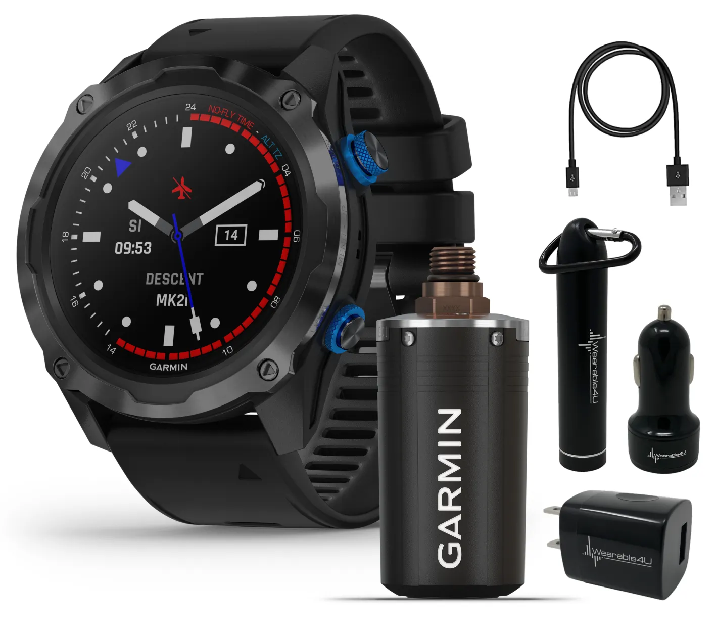 Garmin Descent Mk2i Descent T1 Bundle with Dive Computer