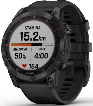 Garmin Watch Fenix 7 Sapphire Black DLC Titanium