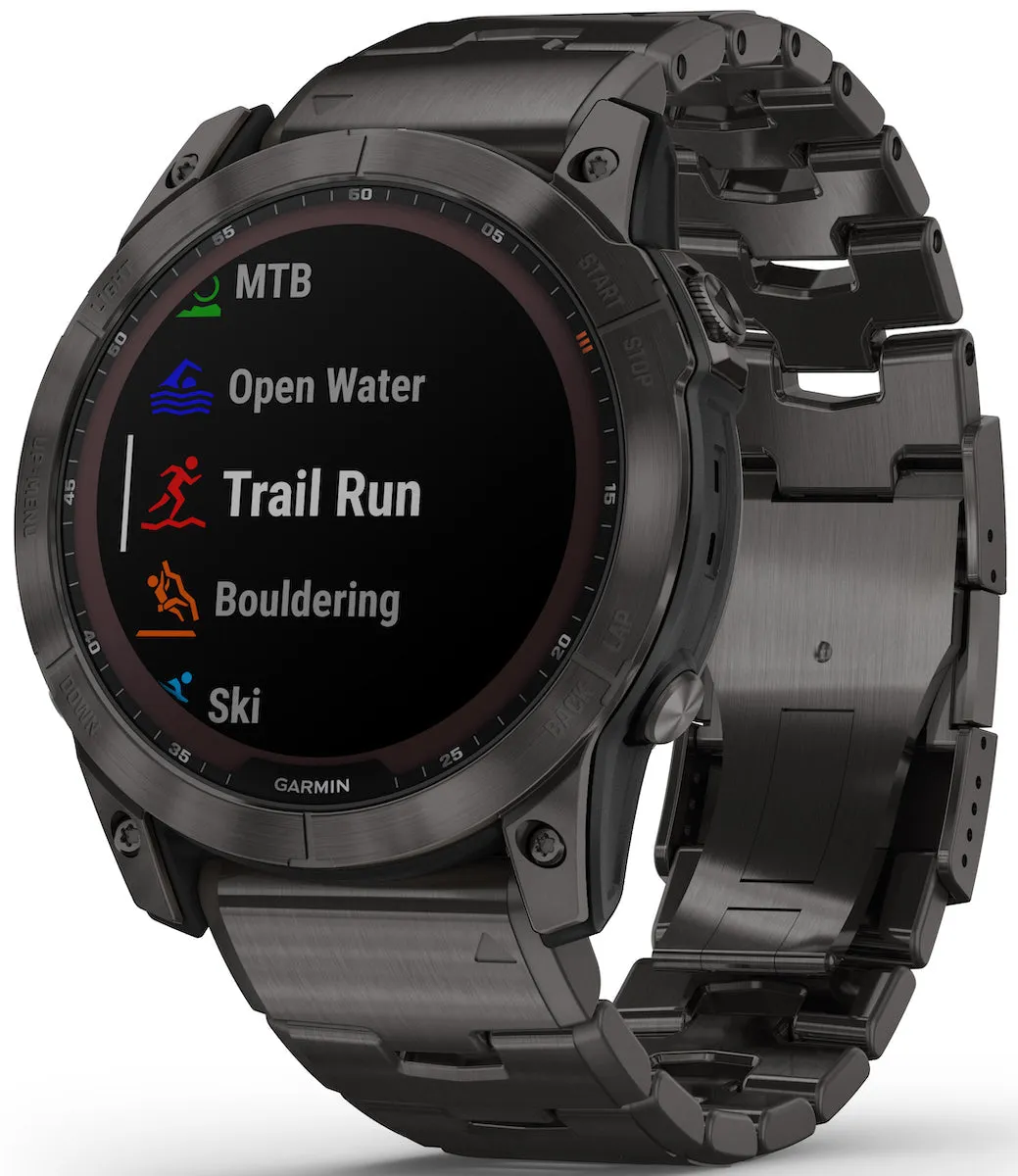 Garmin Watch Fenix 7X Sapphire Solar Carbon Grey Titanium