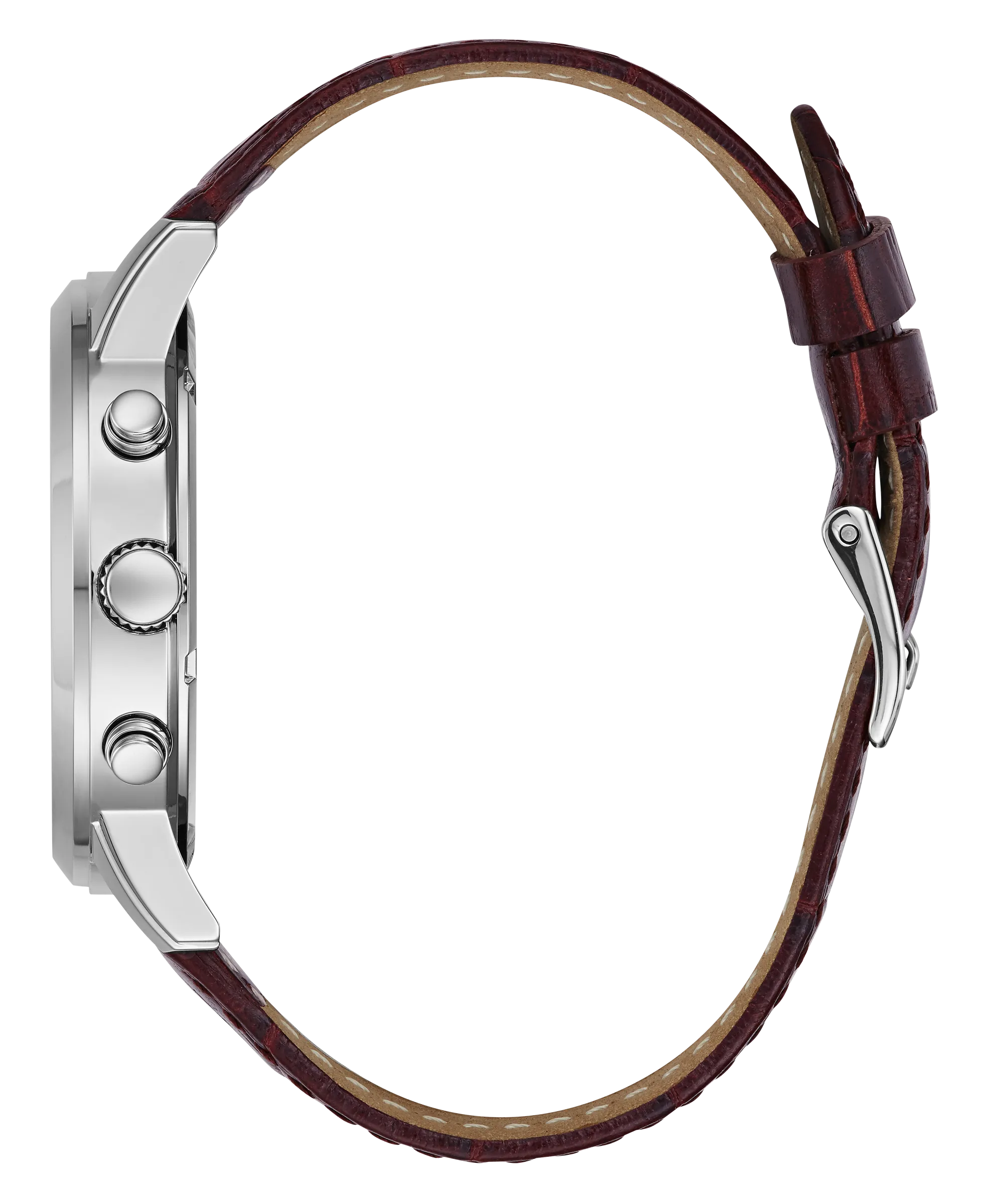 Guess Mens Rose Gold/Brown Chronograph Watch - W1000G2