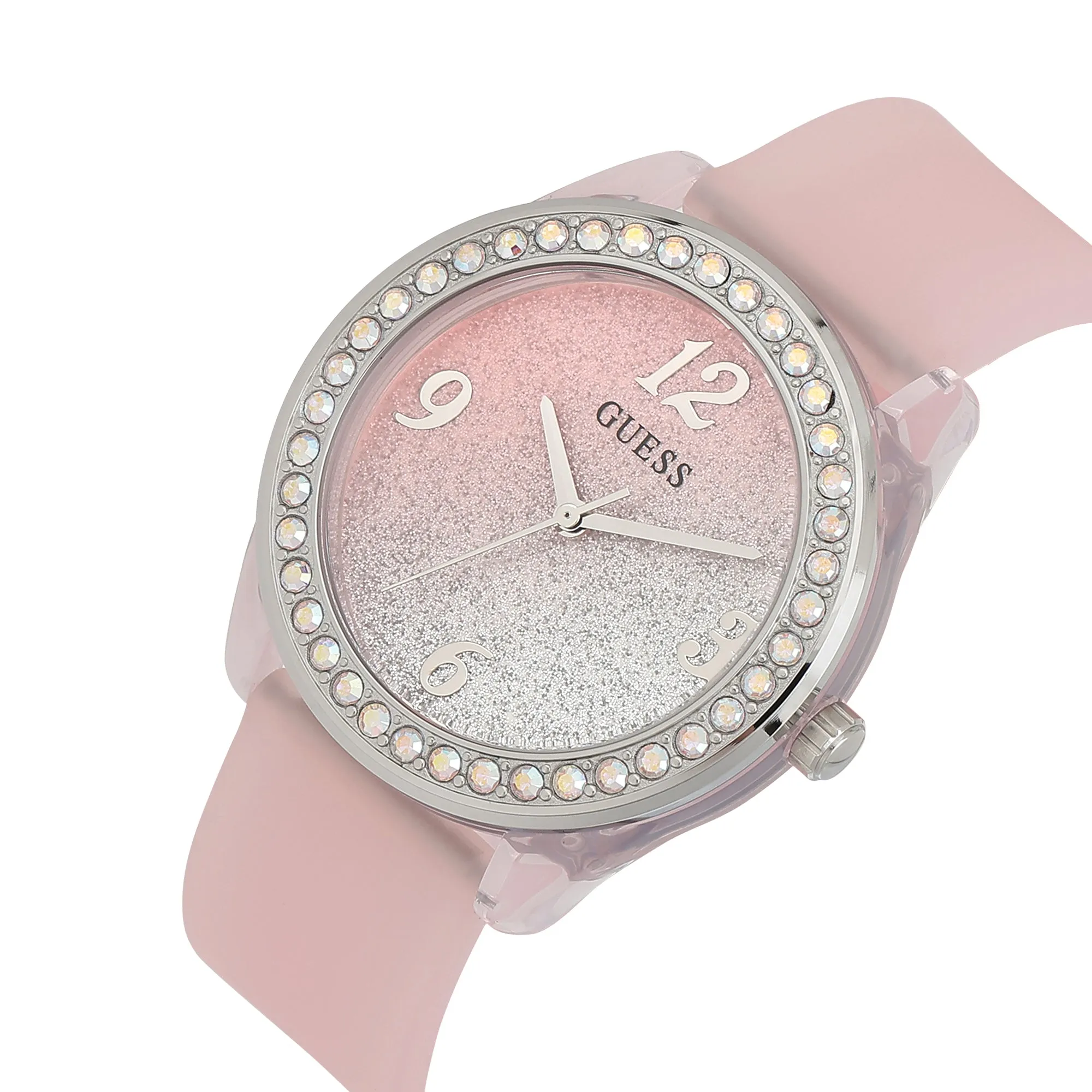Guess Pink Dial Women Watch - GW0014L2M