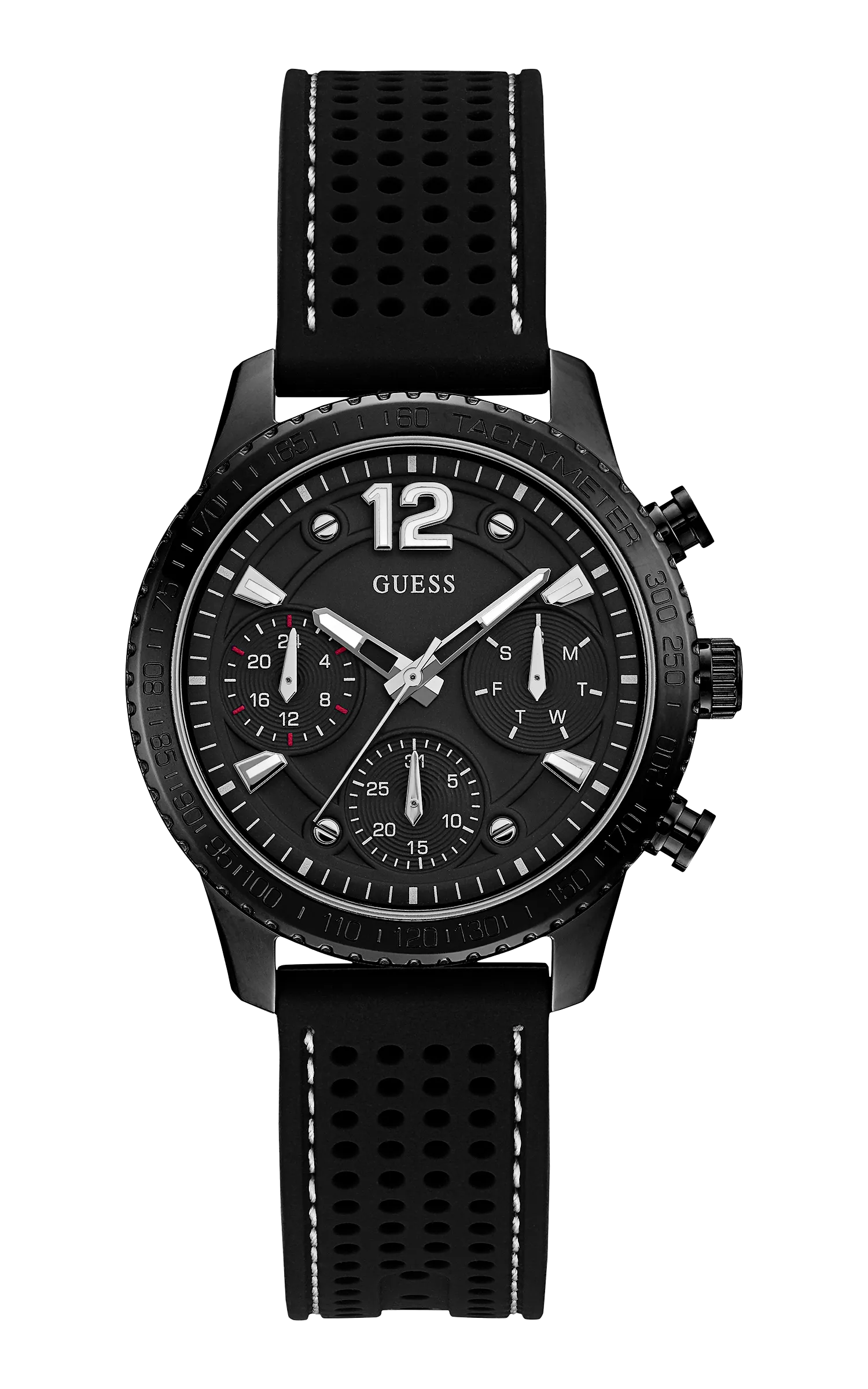 Guess Women Black Dial Analog Watch - W1025L3