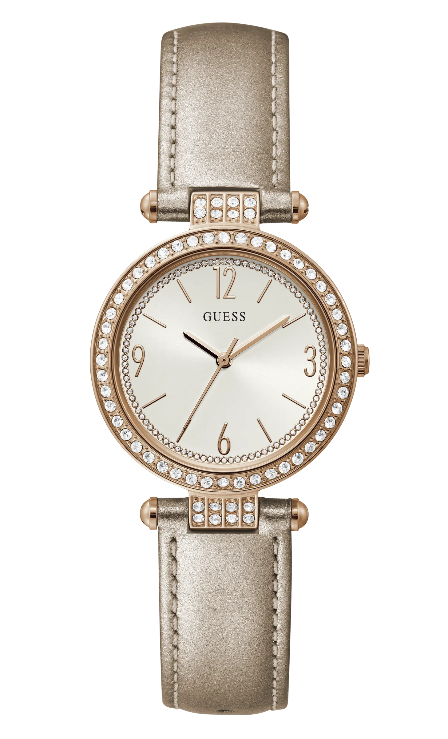 Guess Women White Dial Analog Watch - GW0116L1