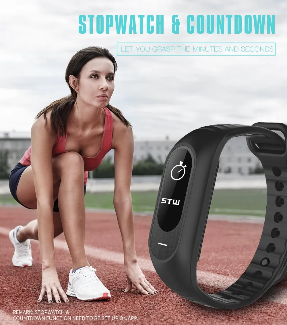 Hangoverr Waterproof Bluetooth Smartwatch (Black, H-B15P)