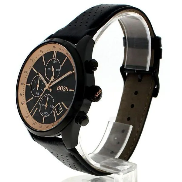 Hugo Boss Grand Prix Chronograph Black Dial Men's Watch 1513550