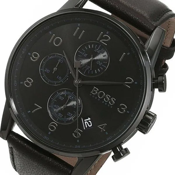Hugo Boss Navigator Chronograph Black Dial Men's Watch 1513497