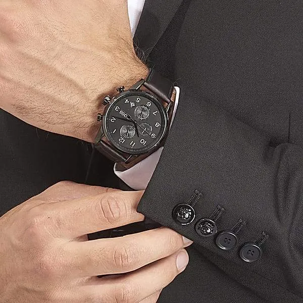 Hugo Boss Navigator Chronograph Black Dial Men's Watch 1513497