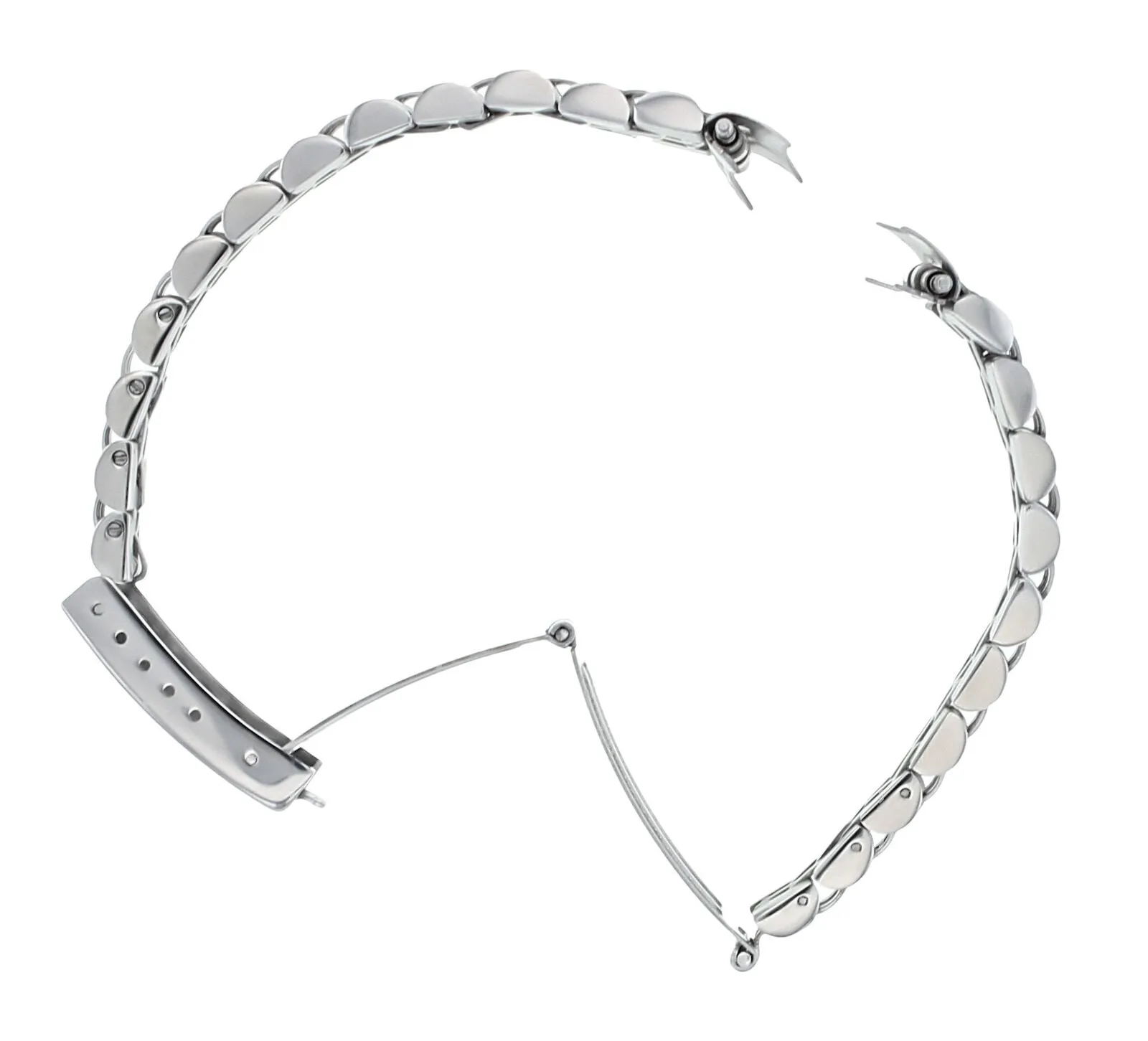 JUBILEE WATCH BAND STAINLESS STEEL BRACELET LADY FOR 26MM ROLEX WATCH 13MM LUGS