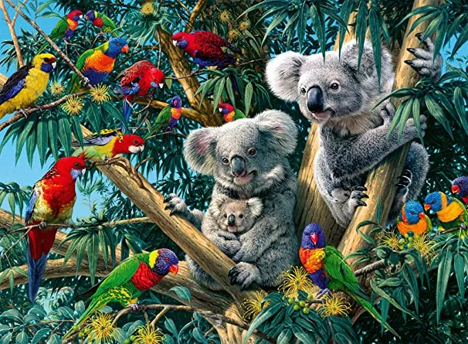 Koalas in a Tree 500 pc Puzzle