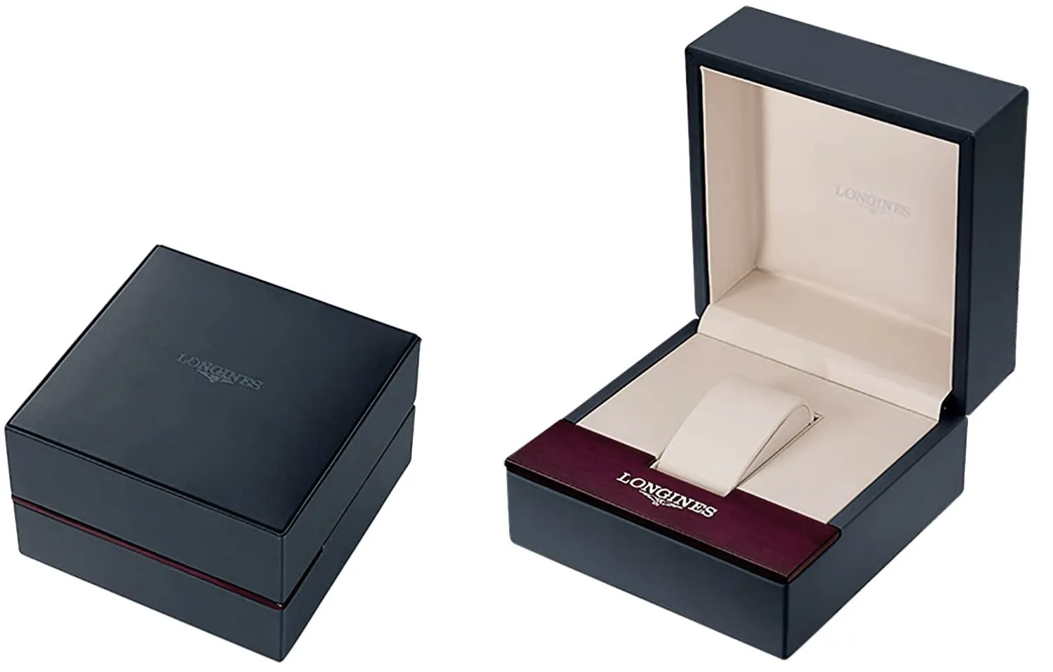 Longines DolceVita Stainless Steel & Rose Gold Mother-Of-Pearl Dial Diamonds Rectangle Quartz Womens Watch L5.258.5.87.7