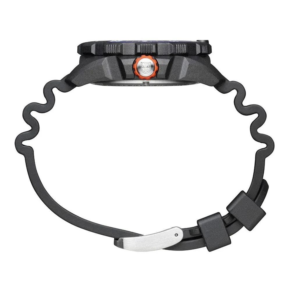 Luminox Men's Limited Edition Bear Grylls Survival SEA 3720 Series Black Rubber Band Black Dial Quartz Analog Watch - XB.3723