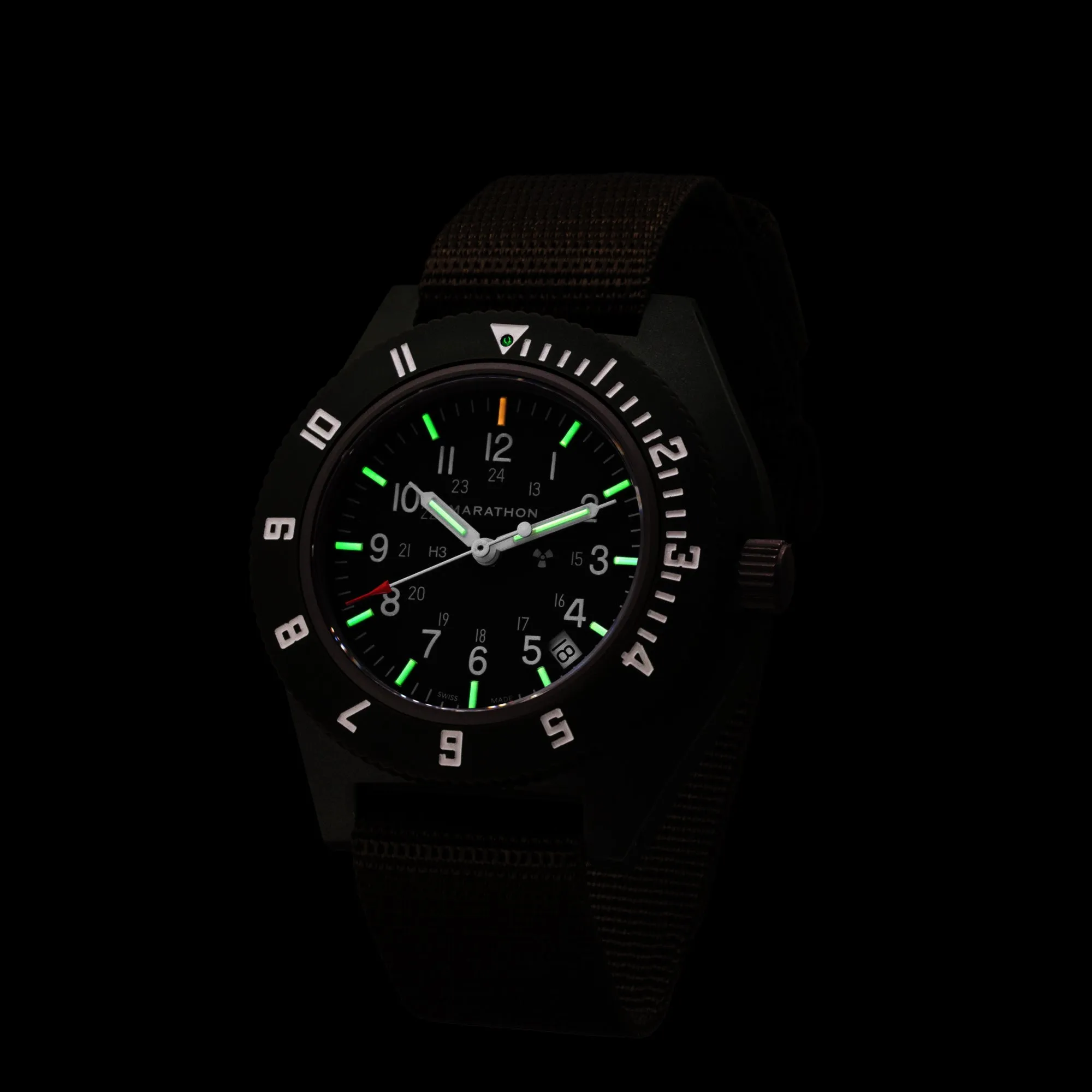 Marathon - 41mm Sage Green Pilot's Navigator with Date