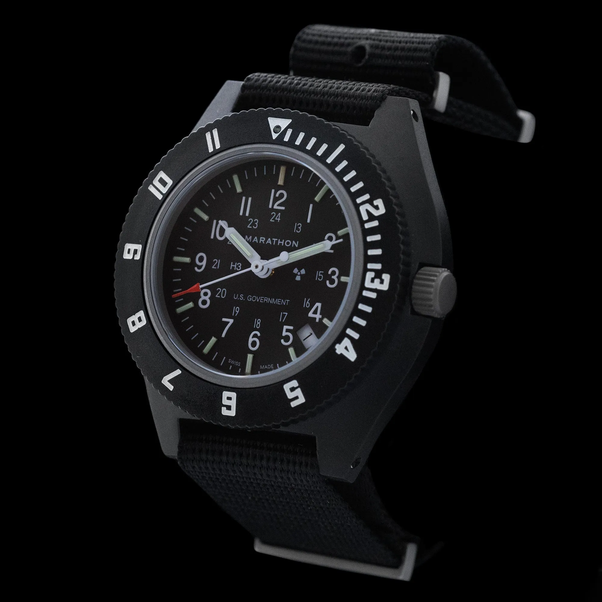 Marathon - Black Pilot's Navigator with Date 41mm