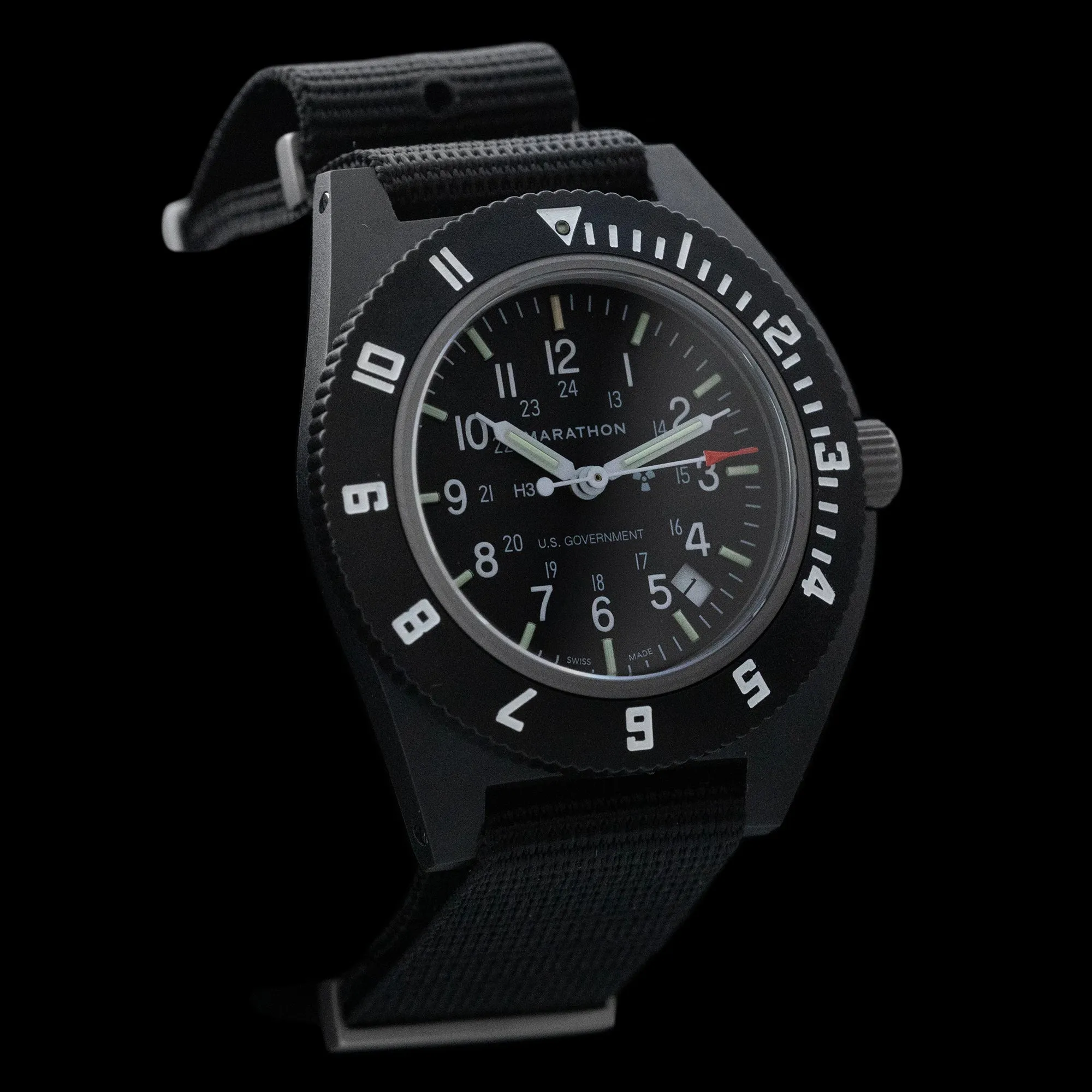 Marathon - Black Pilot's Navigator with Date 41mm
