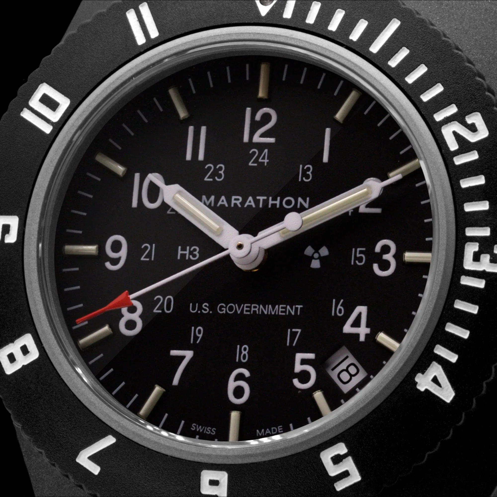 Marathon - Black Pilot's Navigator with Date 41mm