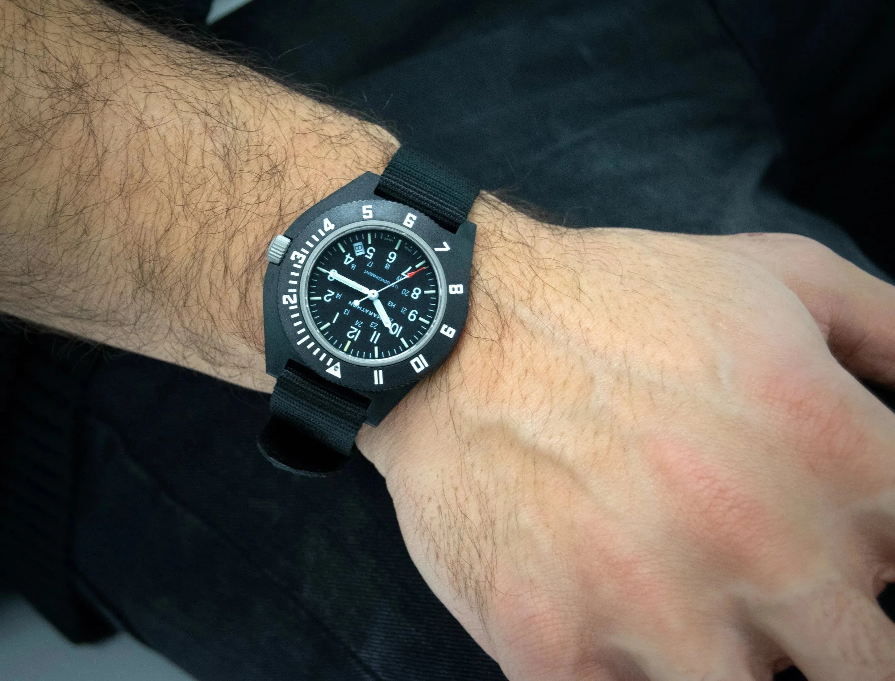Marathon Pilot's Navigator with Date - 41mm No Government Markings Black WW194013-S-BK-A