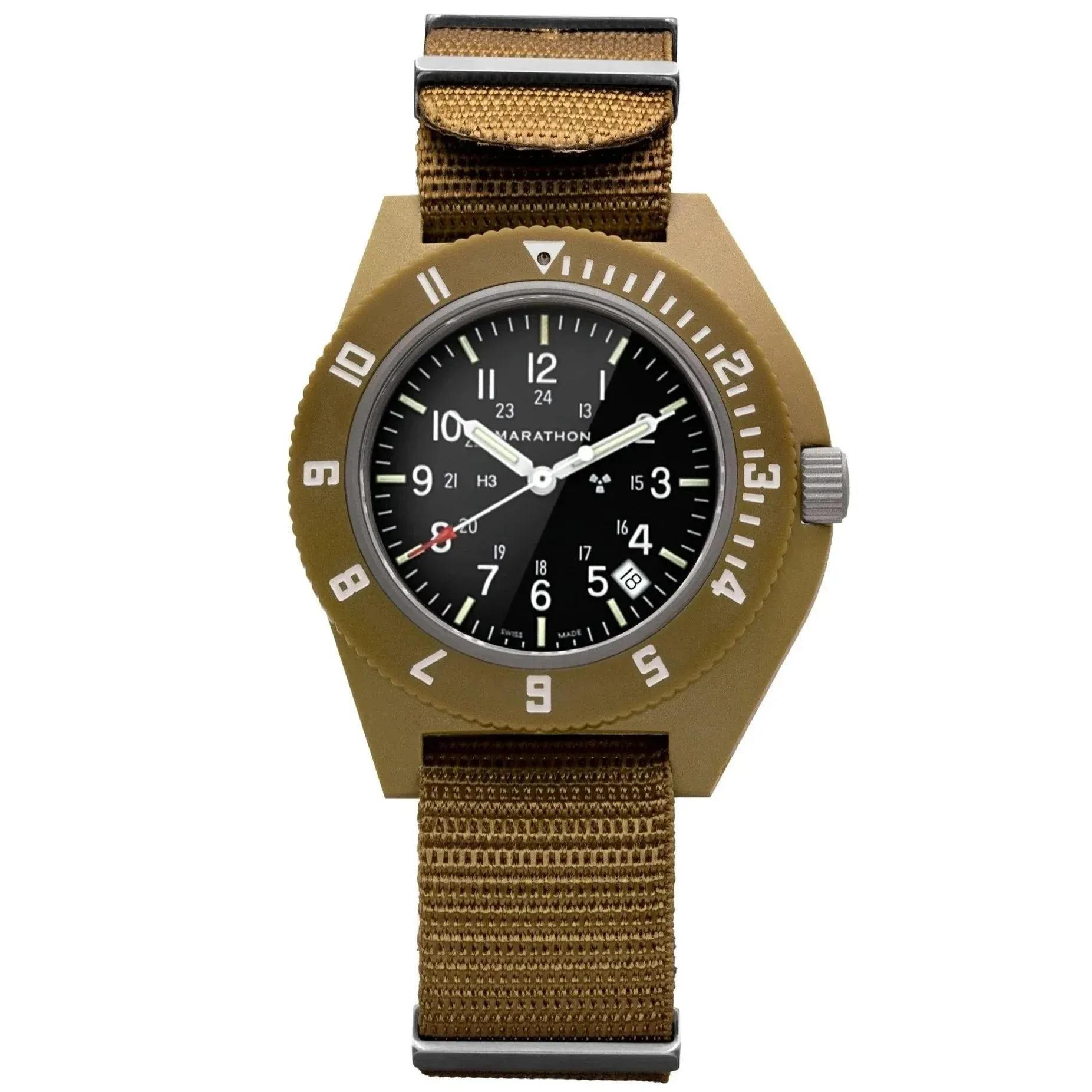 Marathon Pilot's Navigator with Date - 41mm No Government Markings Desert Tan WW194013-S-DT-A