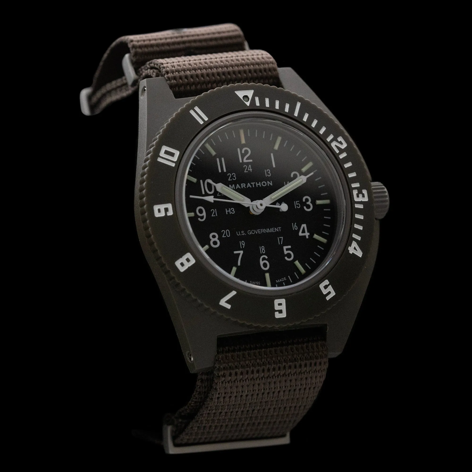 Marathon - Sage Green Pilot's Navigator Quartz 41mm