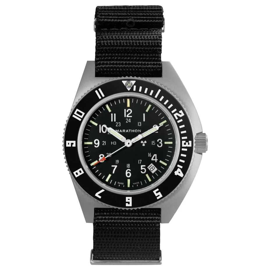 Marathon SSNAV-D Steel Navigator with Date - 41mm - No Government Markings Defstan Nylon WW194013SS-0103