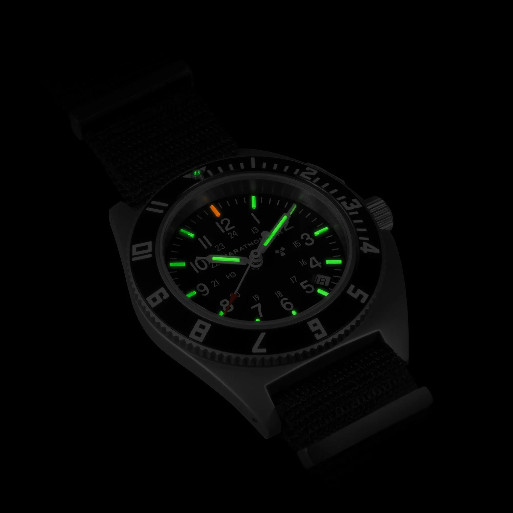 Marathon SSNAV-D Steel Navigator with Date - 41mm - No Government Markings Defstan Nylon WW194013SS-0103