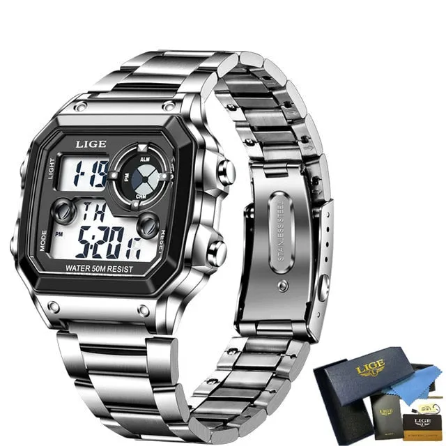 Men Digital Watch Shock Military Sport Watches