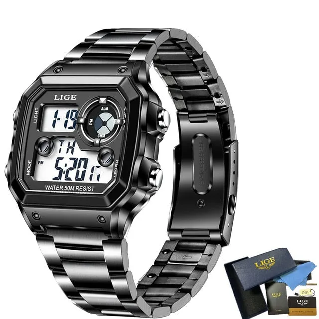 Men Digital Watch Shock Military Sport Watches