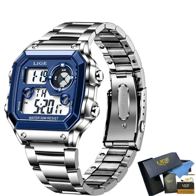 Men Digital Watch Shock Military Sport Watches