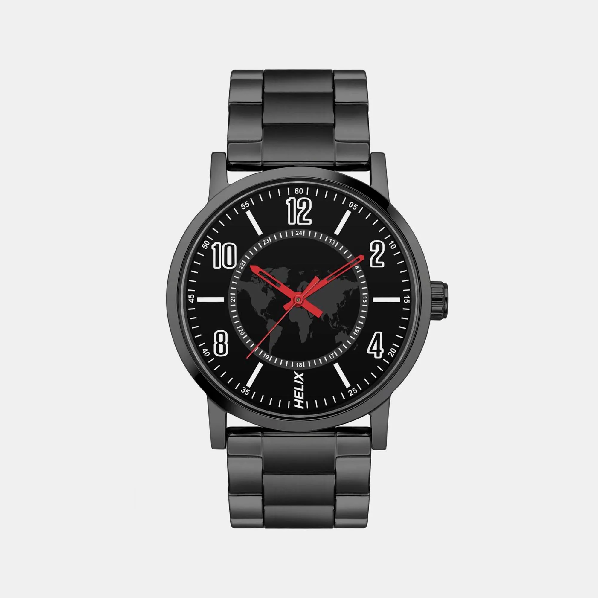 Men's Black Analog Stainless Steel Watch TW035HG12